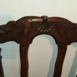 Pair of provençal walnut armchairs