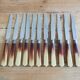 Set of 11 bakelite knives