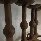 Set 4 steel candle holders