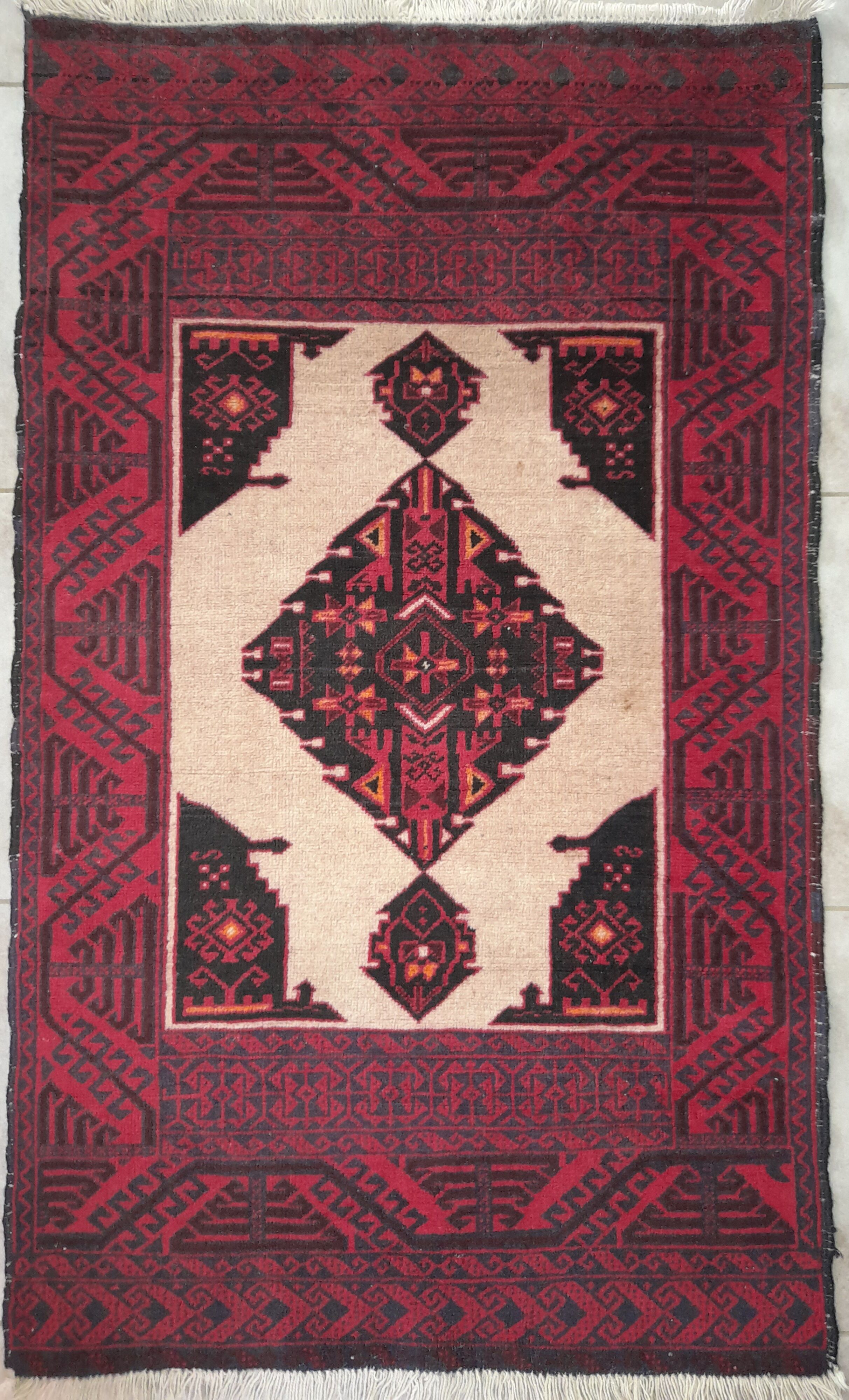 Afghan rug 153 x 88 cm
