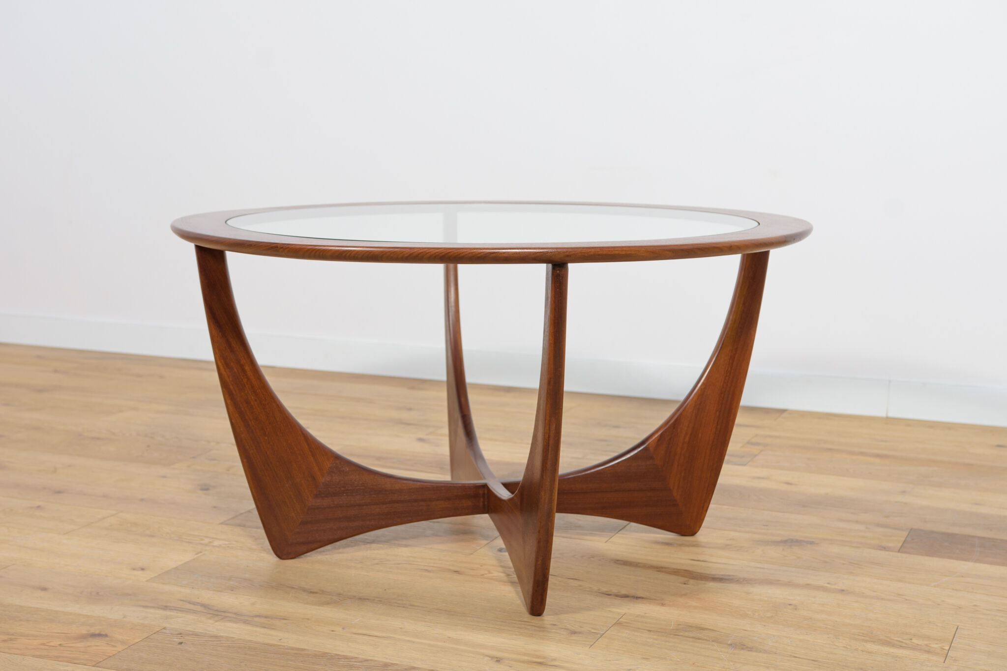 Round Astro Coffee Table in Teak by Victor Wilkins for G-Plan, 1960s