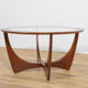 Round Astro Coffee Table in Teak by Victor Wilkins for G-Plan, 1960s