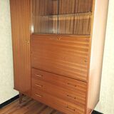 Mahogany-colored teak secretary.