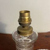 Clear glass lamp bulb