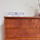 Vintage Danish tall boy - chest of drawers