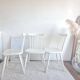 Set of six vintage Scandinavian chairs