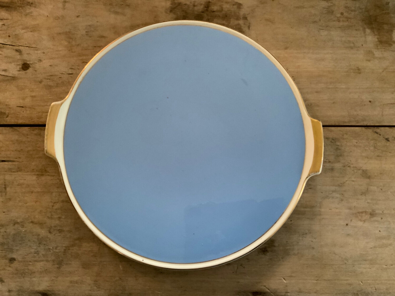 Pat à tarte bleu Selency x Monoprix Croisé Laroche