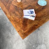 1940s inlaid oak coffee table