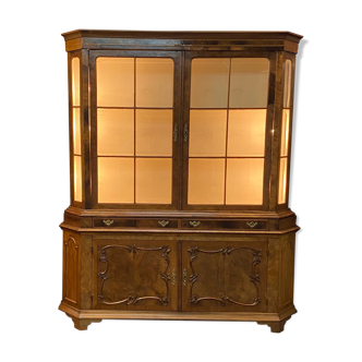 Large old wooden showcase