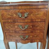 Pair of Louis XV style bedside tables