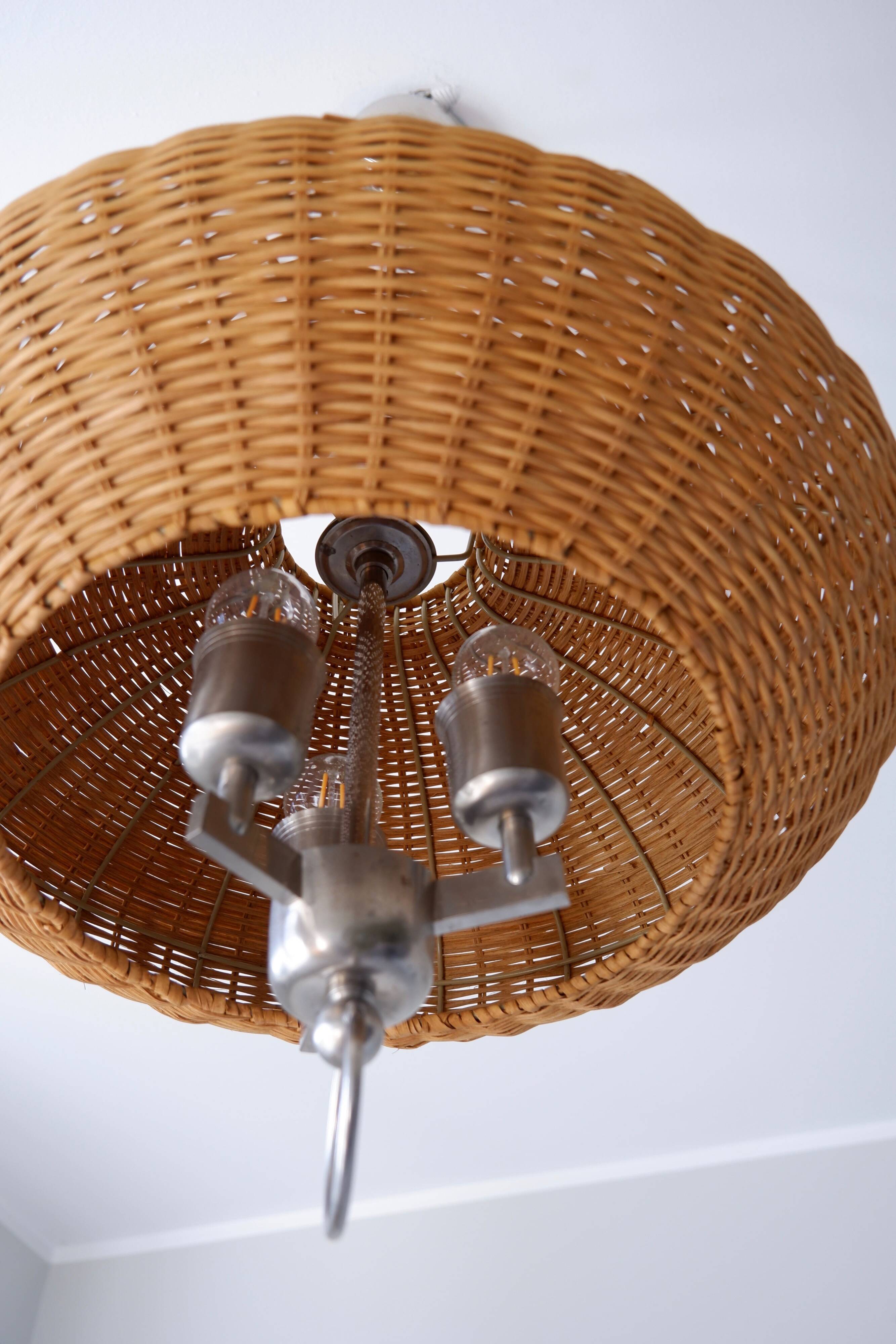 Paavo Tynell, model 1355 ceiling lamp manufactured by Taito in the 1940s