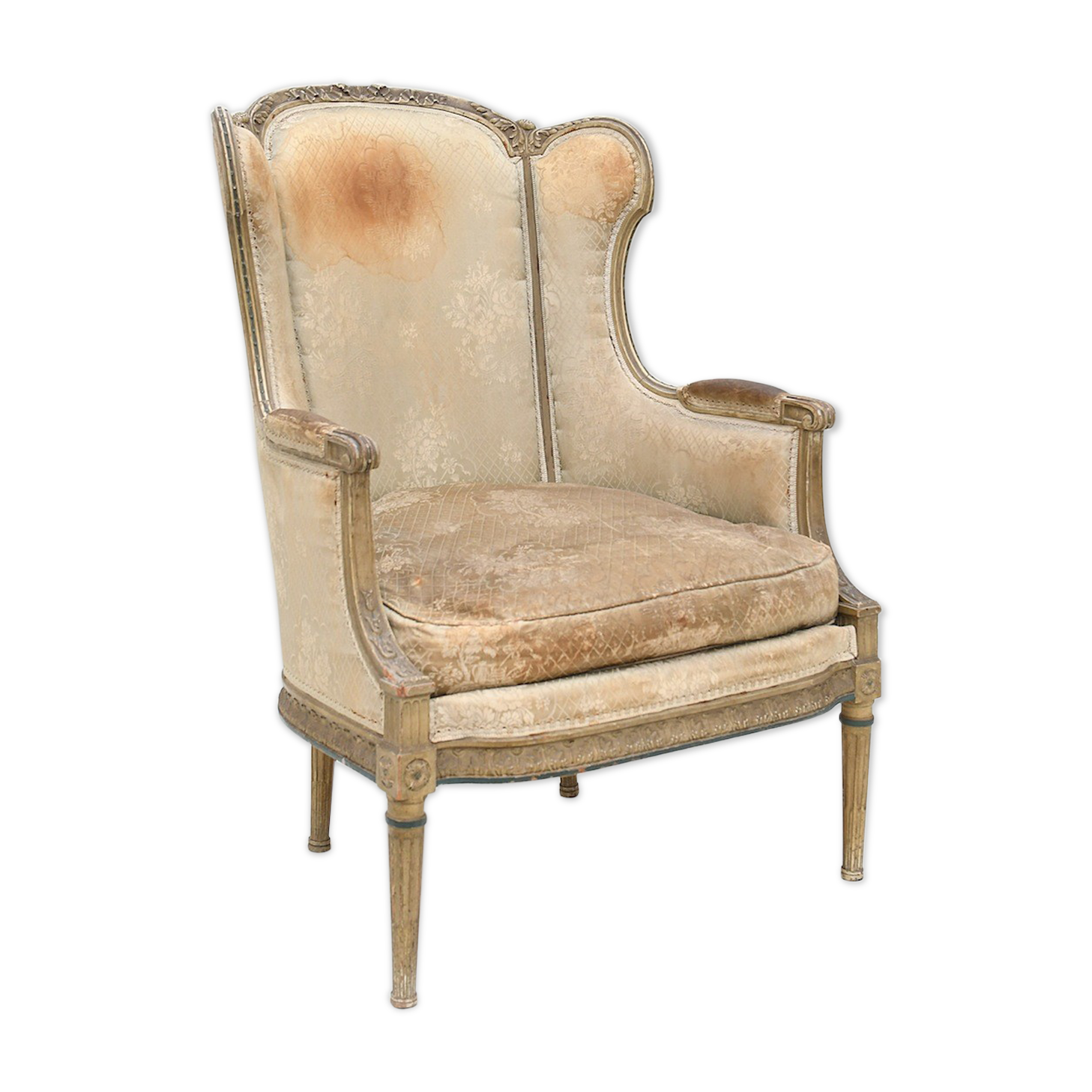Louis XVI-style bergère chair