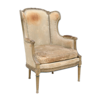 Louis XVI-style bergère chair