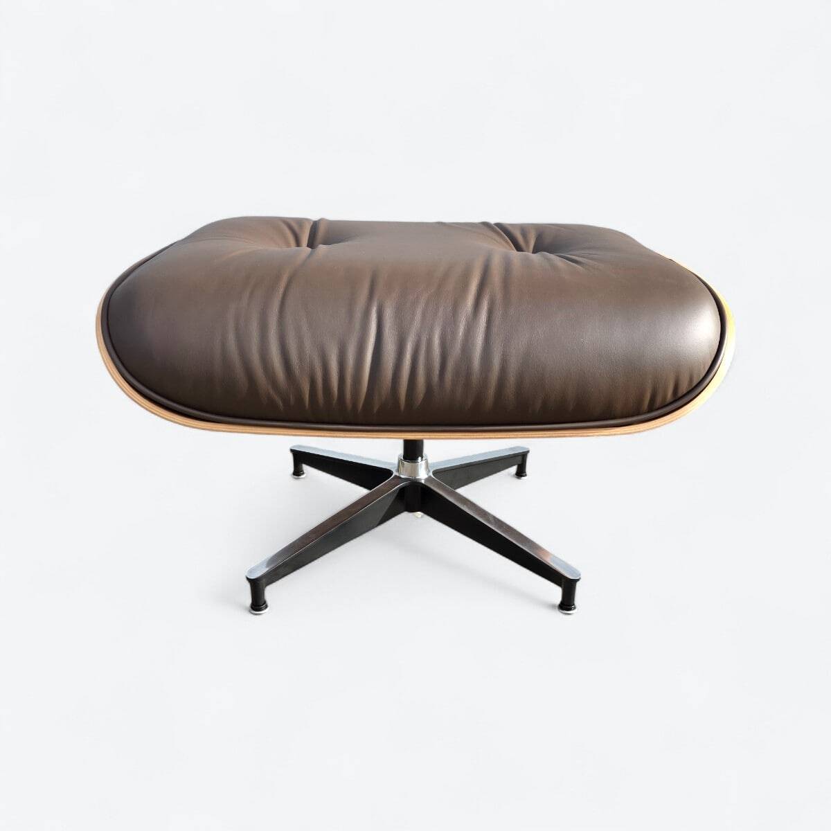 Brown & Walnut Herman Miller Original Eames Tall Lounge Chair & Ottoman