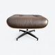 Brown & Walnut Herman Miller Original Eames Tall Lounge Chair & Ottoman