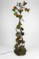 Japanese-style Heron floor lamp, Art Nouveau, France, circa 1900