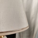 Alabaster and gilded brass lamp