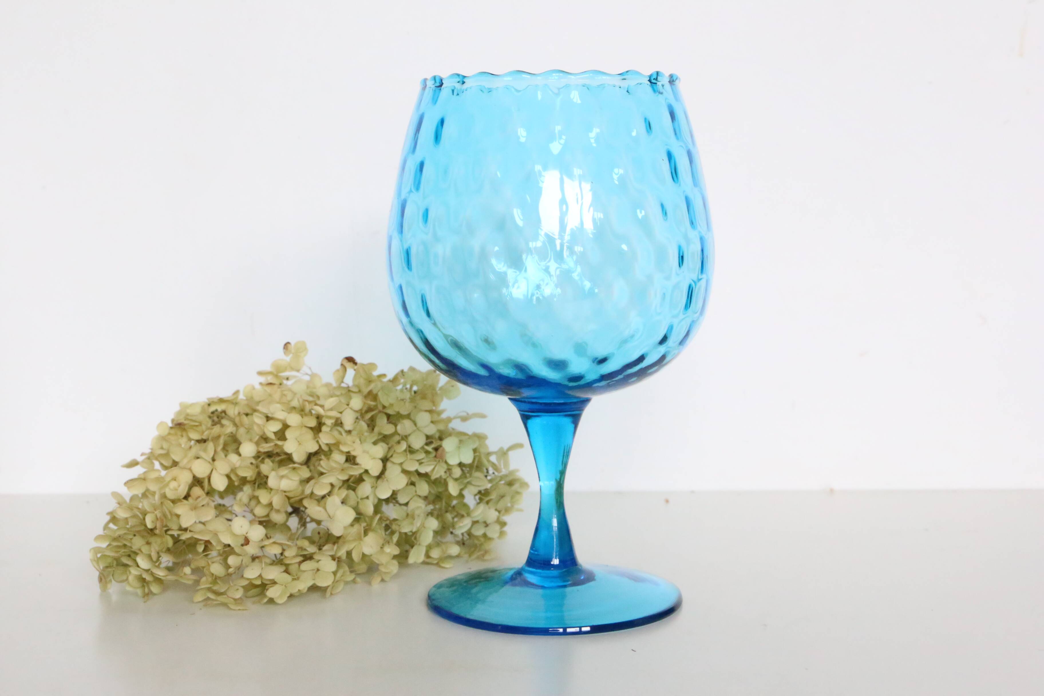 Empoli glass vase, vintage