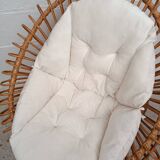 Vintage rattan armchair 1960