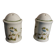 Salière et poivrière en porcelaine