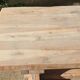 Solid wood farmhouse table, 220 cm