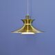 Danish hanging lamp in brass, 1970s