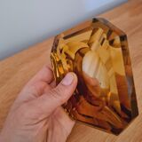 Cendrier verre orange