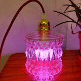 Bubble glass portable lamp