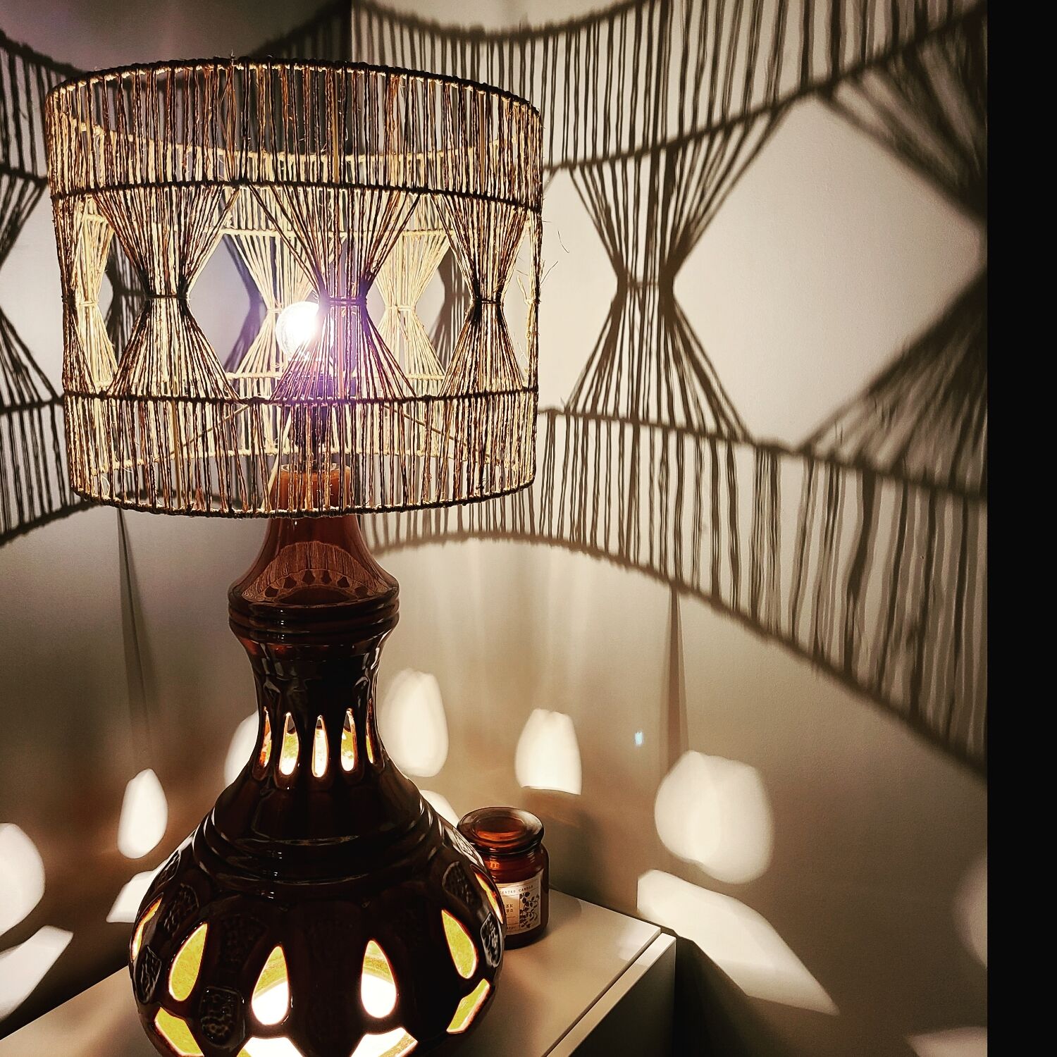 Vintage ceramic lamp