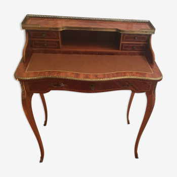 Desk happiness of the day Louis XV style  in rosewood