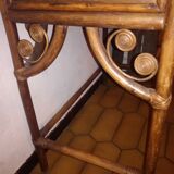 Bamboo and rattan extra furniture hairdresser