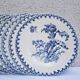 Ensemble de 8 assiettes à dessert Gien modèle Chardons