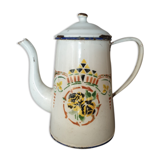 Cafetière émaillée ancienne