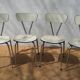 Table et 4 chaises en formica