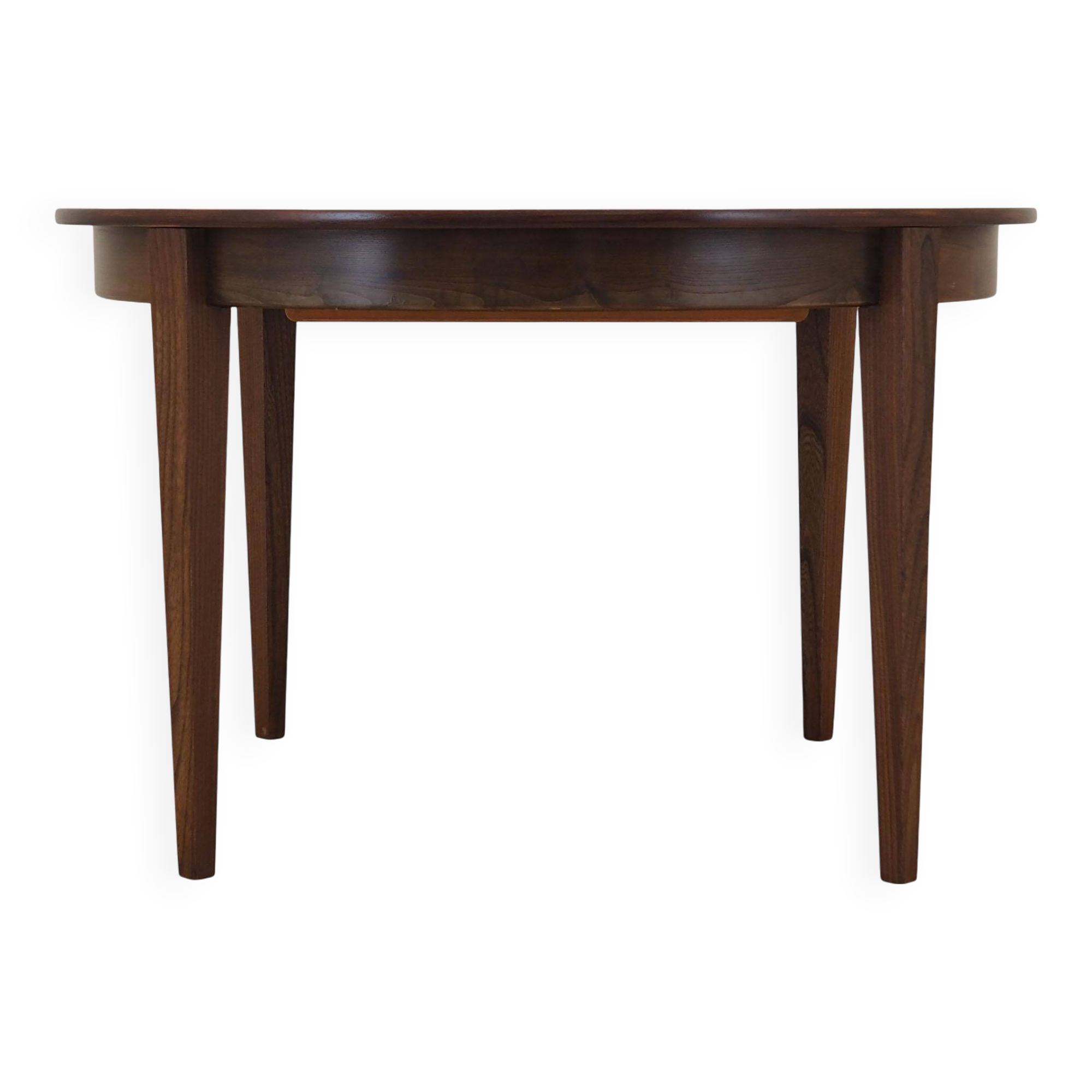 Round rosewood table, Danish design, 1970s, production: Denmark