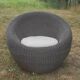 Rattan armchair