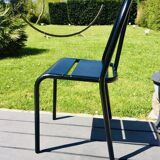 Industrial metal chair