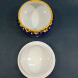 Empty Gien earthenware pocket decorated with chimera decoration
