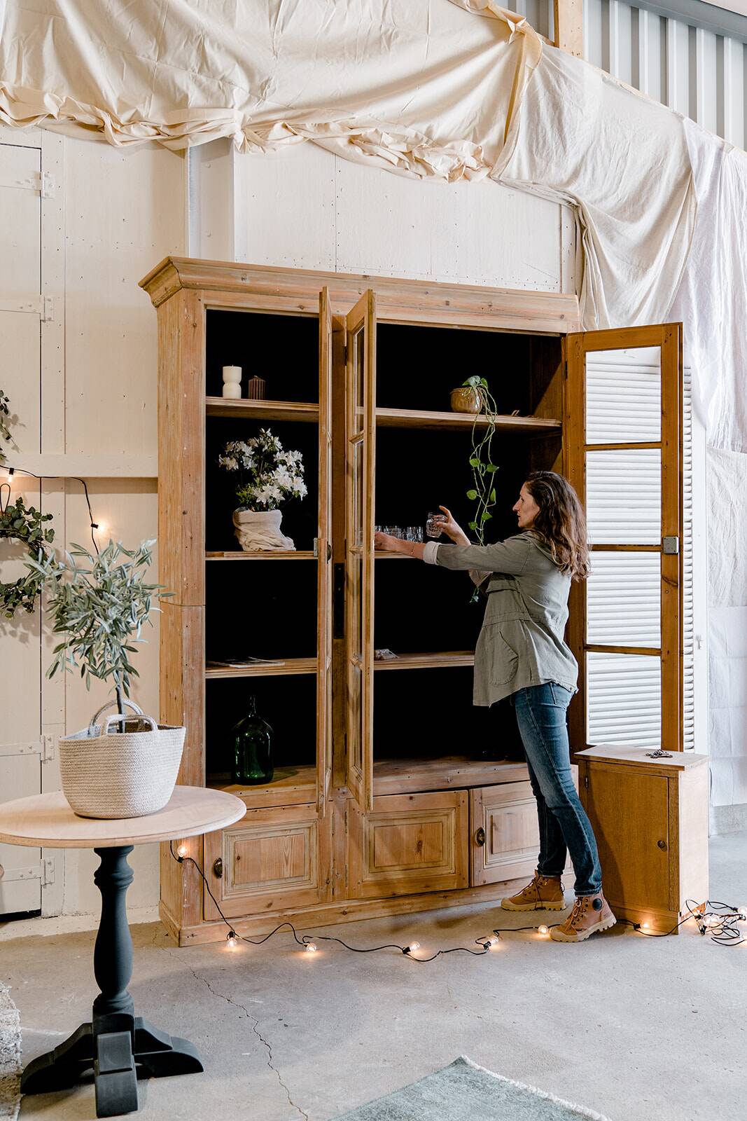 Vintage craft display case