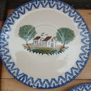 5 petites assiettes/ soucoupes Saint Clément