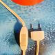 Vintage opaline glass lamp, Space Age, Murano 1960 - 1970