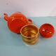 Orange enamelled sheet maker