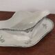 Gravy boat on pedestal with handles Terre de fer St Amand amandinoise "lily of the valley"