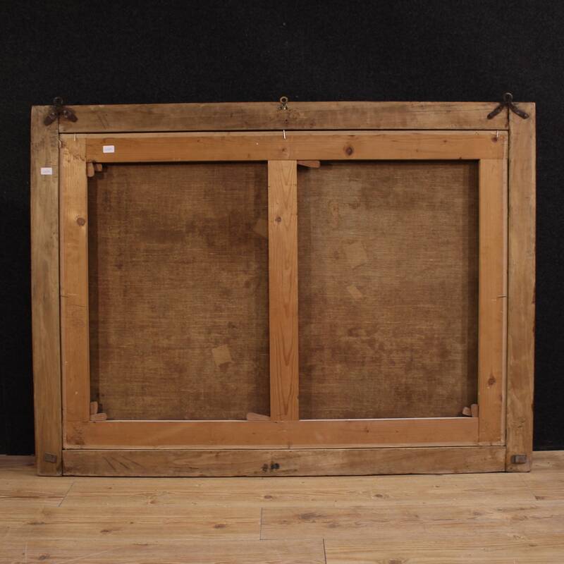 Antique Italian painting Christ in the Garden of Olives from 17th century