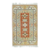 1970s Vintage Turkish Handmade Wool & Cotton Orange Area Rug 156x253