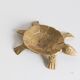 Ashtray / empty turtle brass pockets