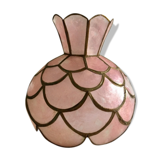 Pink mother-of-pearl hanging