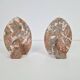 Vintage Art Deco Marble Bookends, France, 1930s, Set of 2