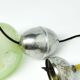 Mid-century glass pendant lamp, 1950s