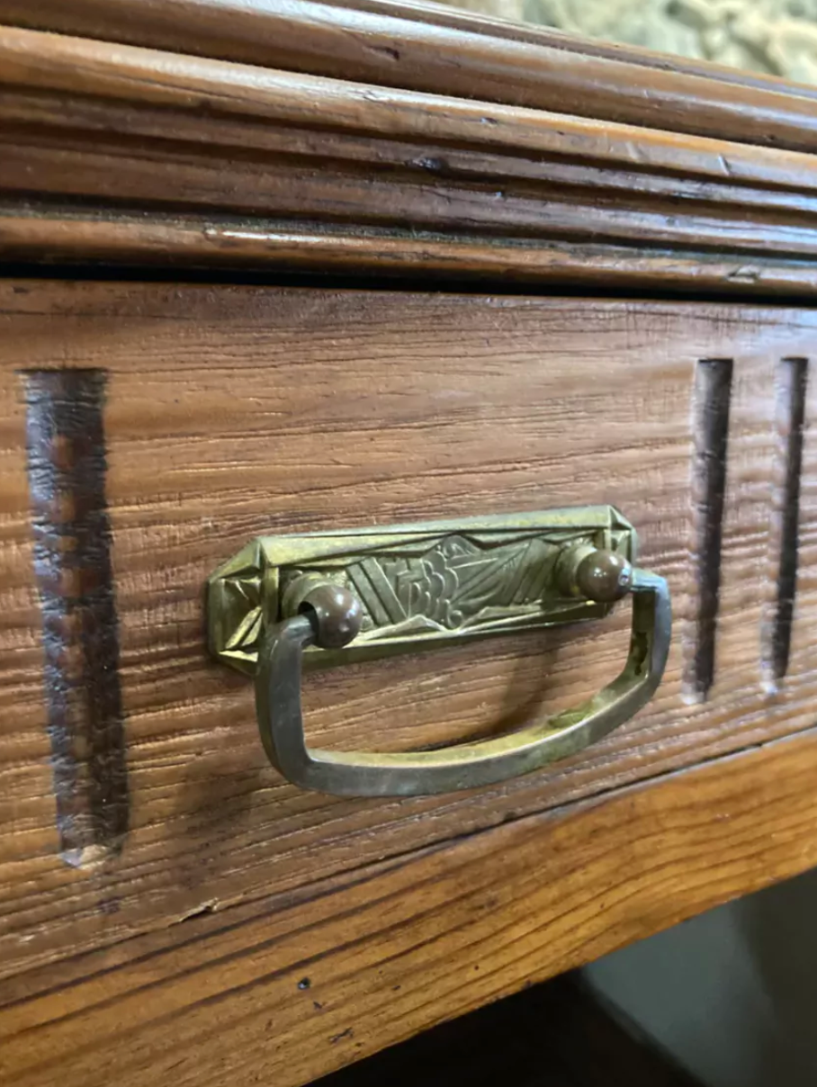 Parisian art deco wooden sideboard